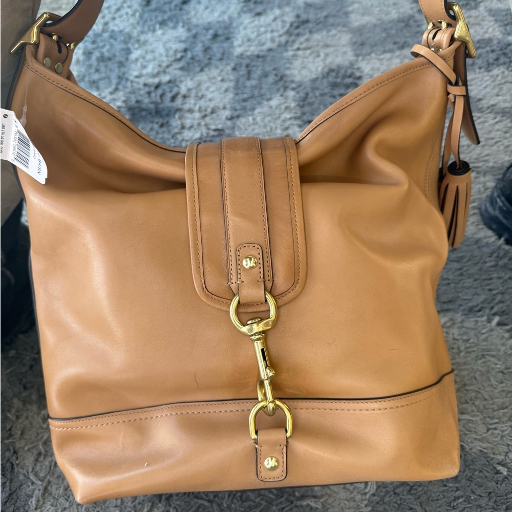 Coach LEGACY LARGE DOG LEASH DUFFLE 23420 | REED KRAKOFF ERA | SAND LEATHER 2013 - Picture 8 of 16